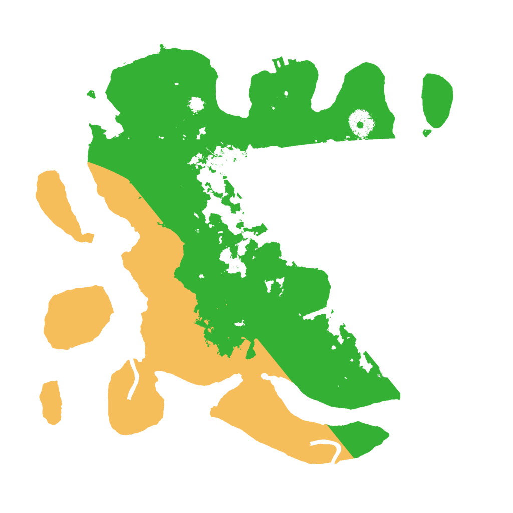 Biome Rust Map: Procedural Map, Size: 3000, Seed: 750460803