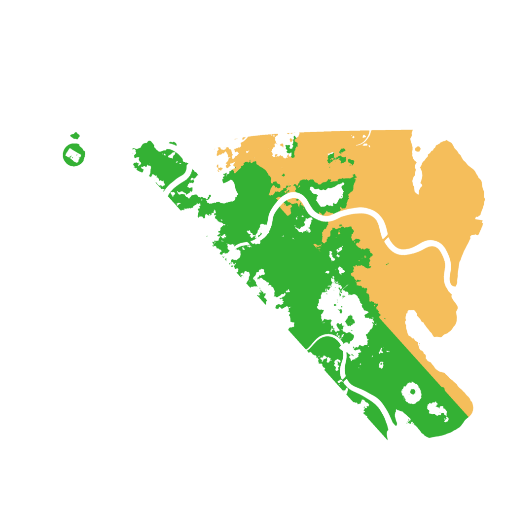 Biome Rust Map: Procedural Map, Size: 3800, Seed: 24569
