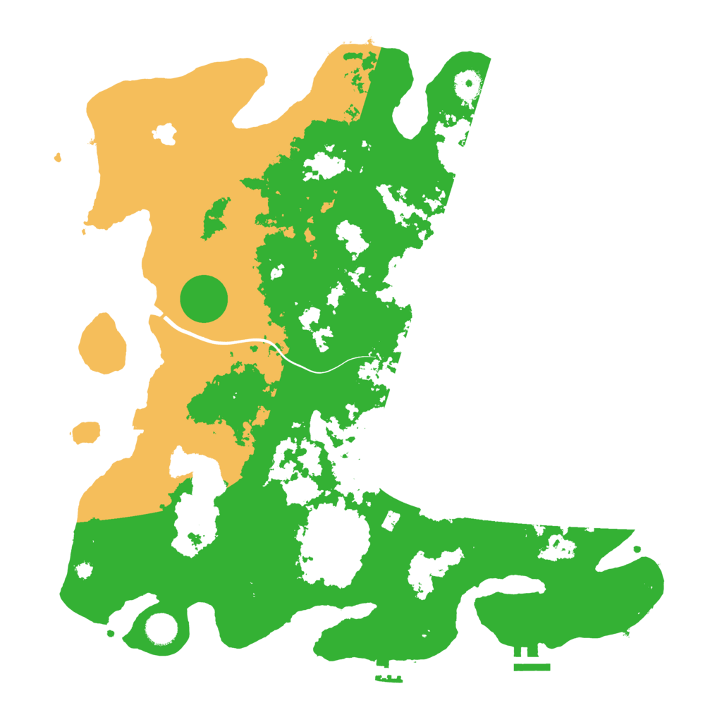 Biome Rust Map: Procedural Map, Size: 4000, Seed: 155348