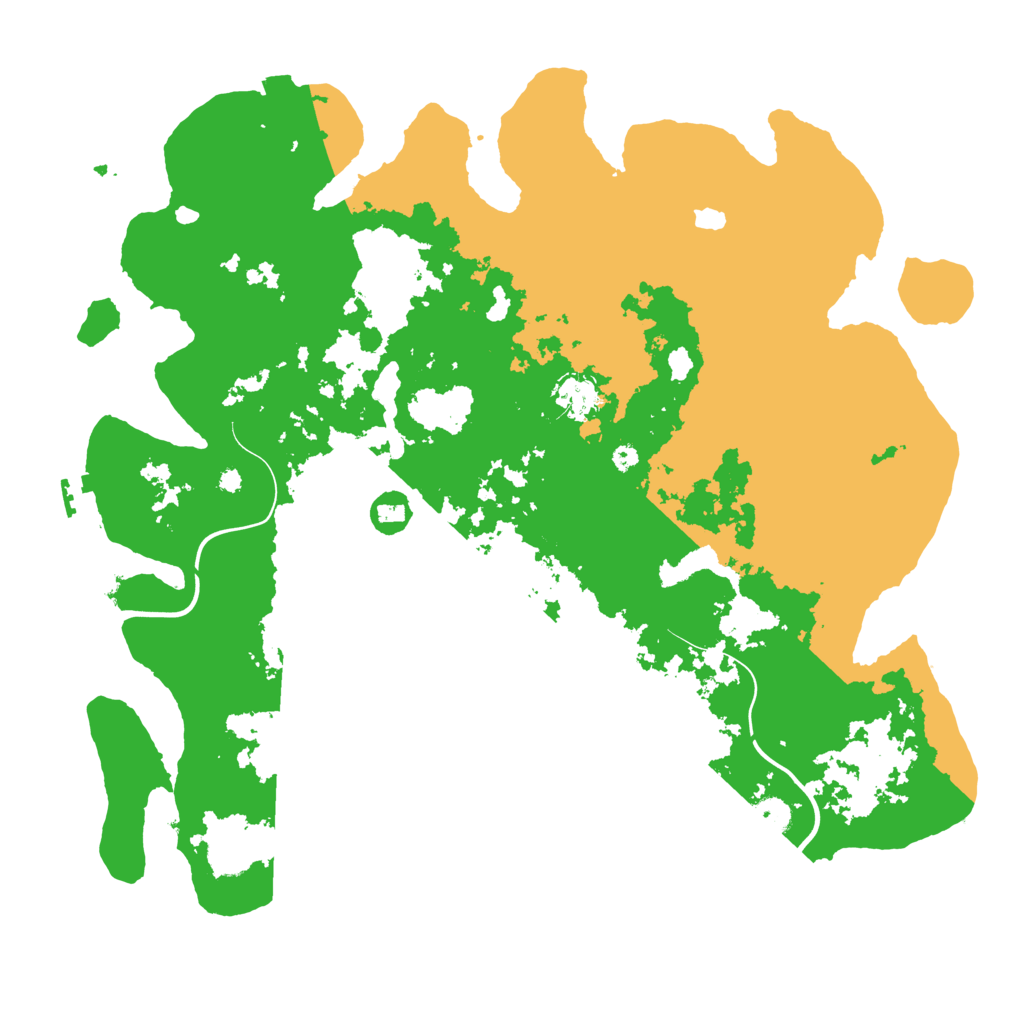 Biome Rust Map: Procedural Map, Size: 4050, Seed: 768217382