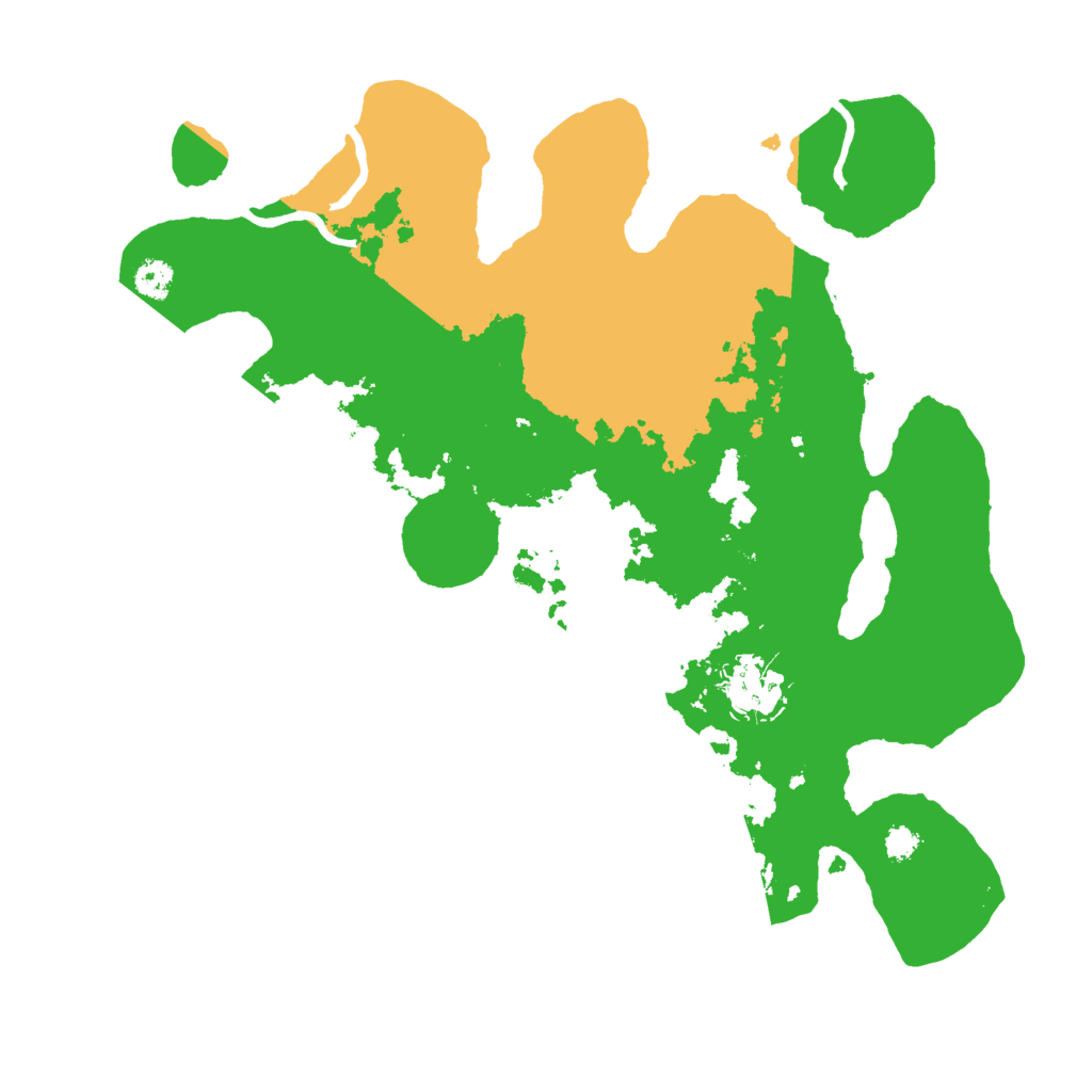 Biome Rust Map: Procedural Map, Size: 3025, Seed: 1314520