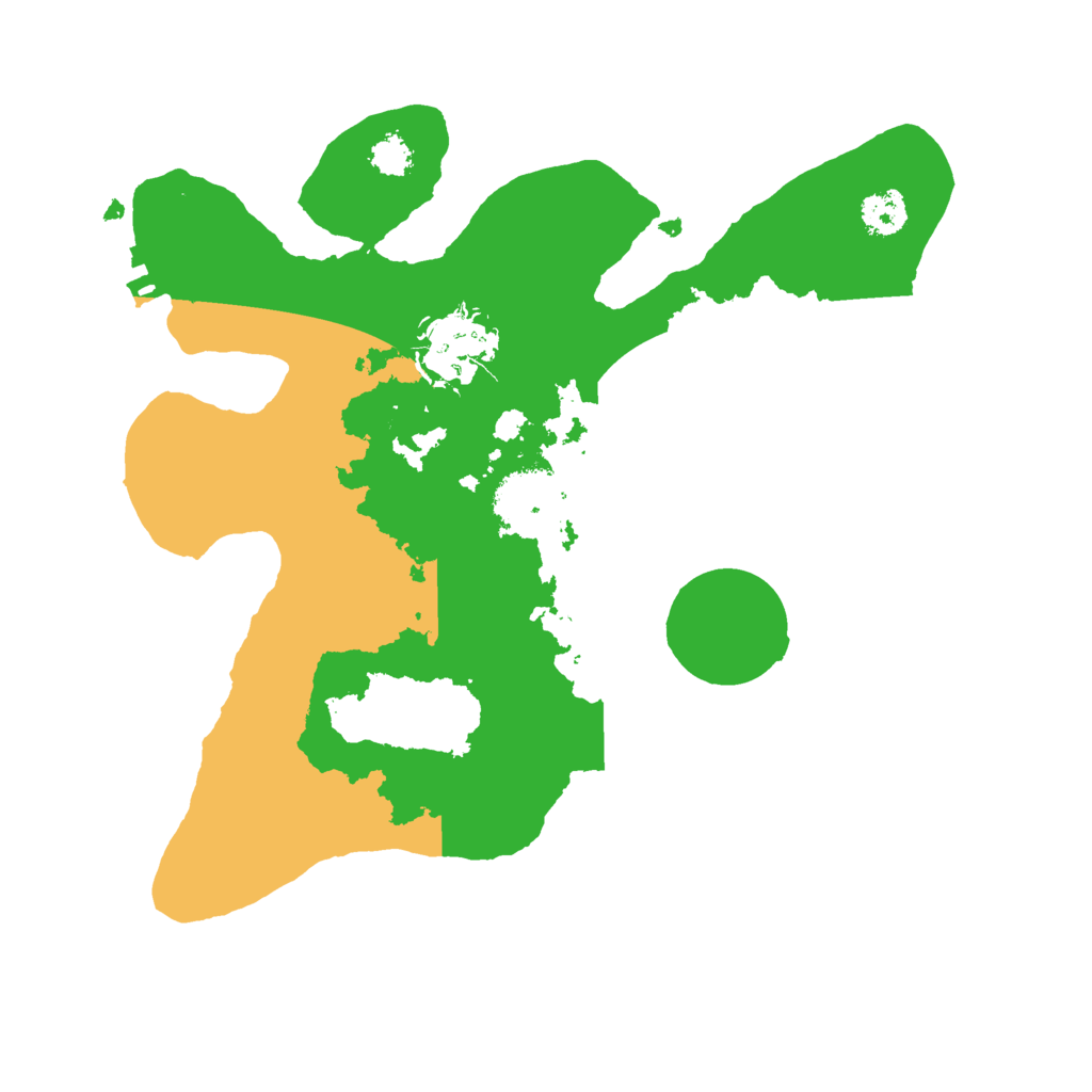 Biome Rust Map: Procedural Map, Size: 2500, Seed: 12908