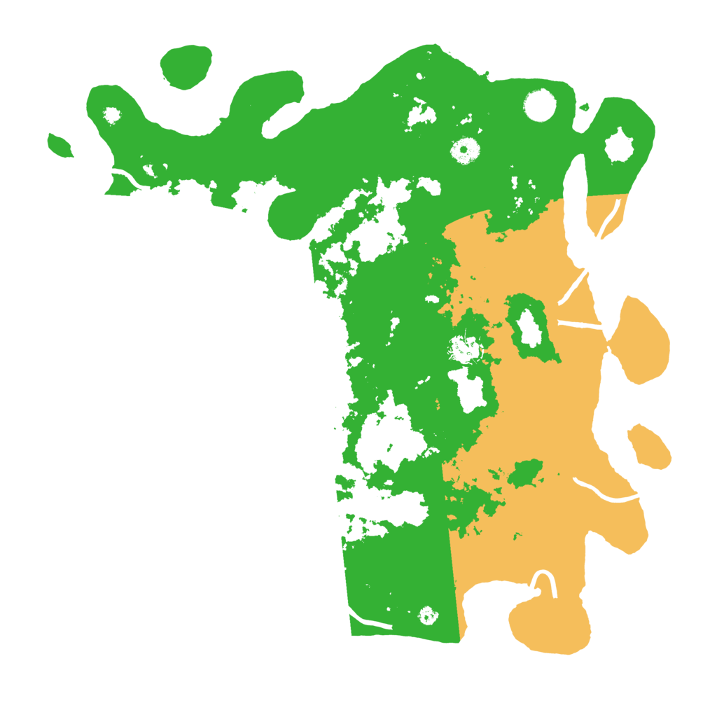 Biome Rust Map: Procedural Map, Size: 4000, Seed: 79857