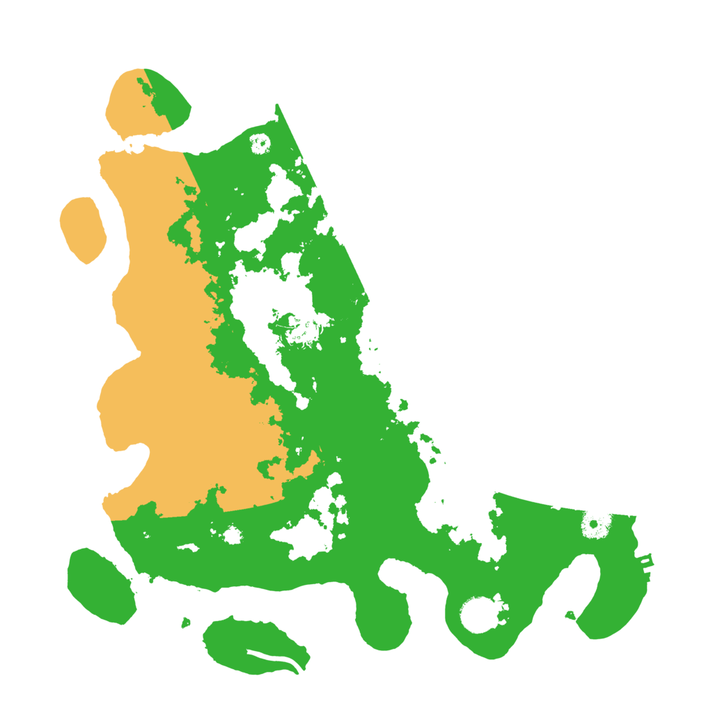 Biome Rust Map: Procedural Map, Size: 3500, Seed: 515538324