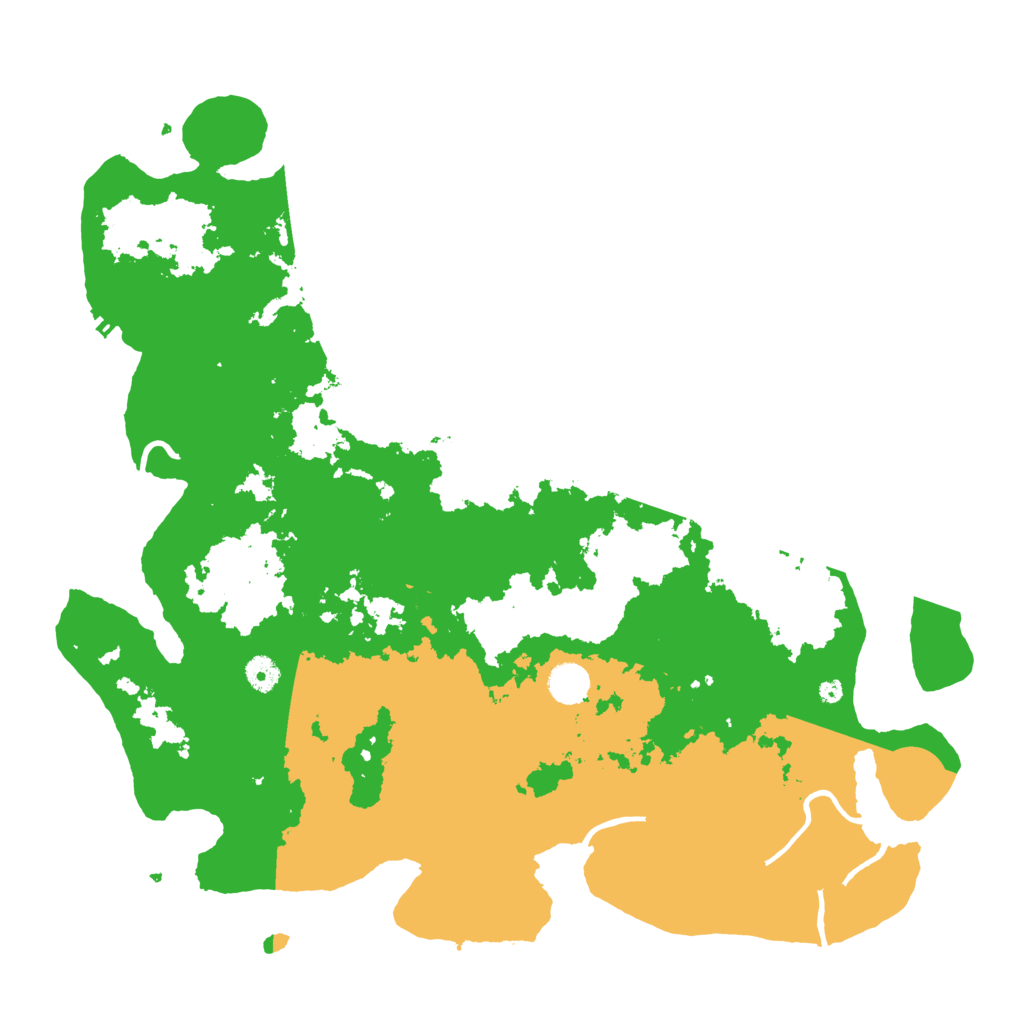 Biome Rust Map: Procedural Map, Size: 4500, Seed: 4771