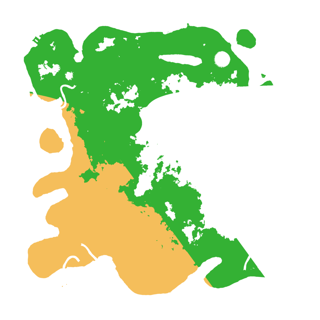 Biome Rust Map: Procedural Map, Size: 3600, Seed: 547514590