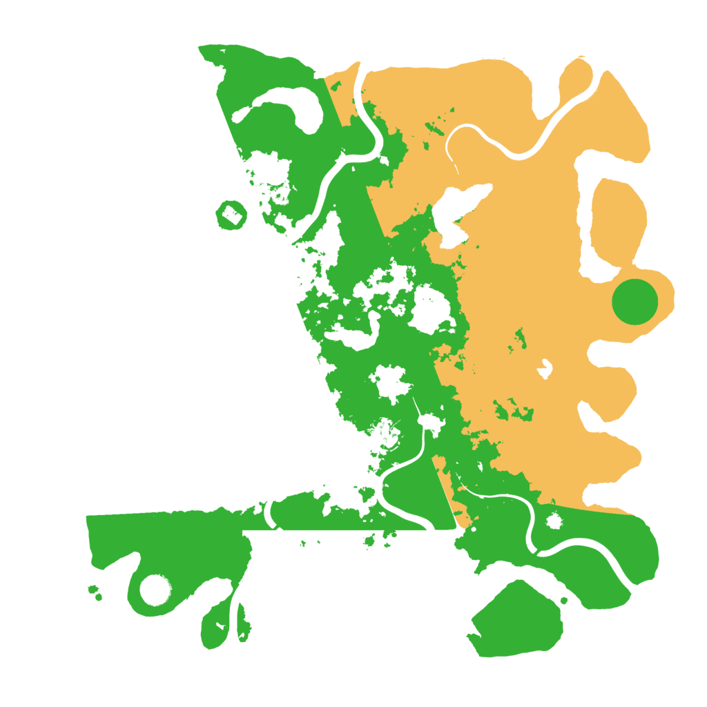 Biome Rust Map: Procedural Map, Size: 4050, Seed: 464385303
