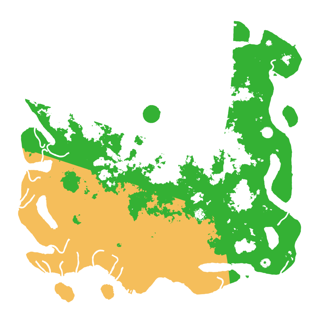 Biome Rust Map: Procedural Map, Size: 5000, Seed: 2438940