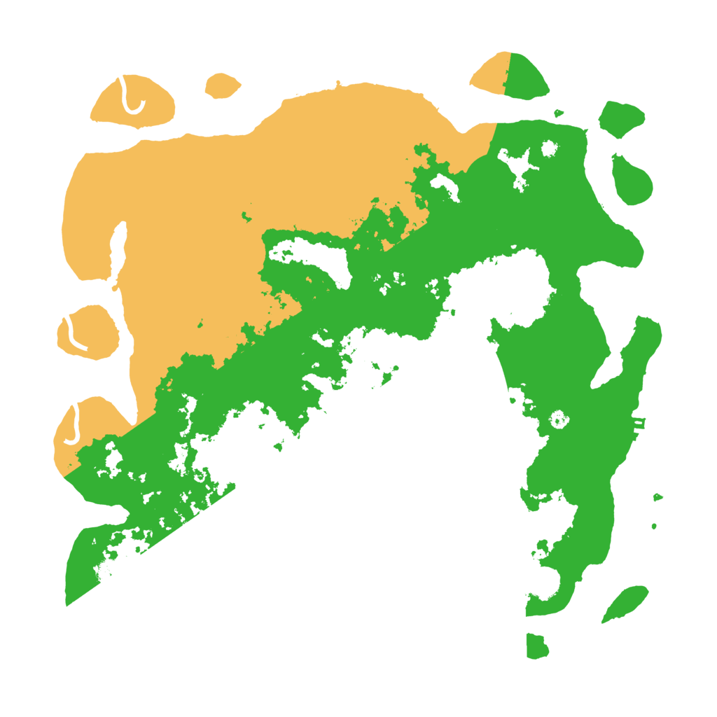 Biome Rust Map: Procedural Map, Size: 4000, Seed: 1224587213