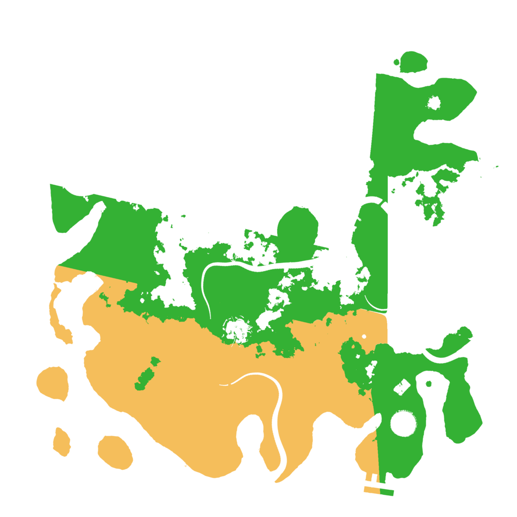 Biome Rust Map: Procedural Map, Size: 3500, Seed: 1625939802