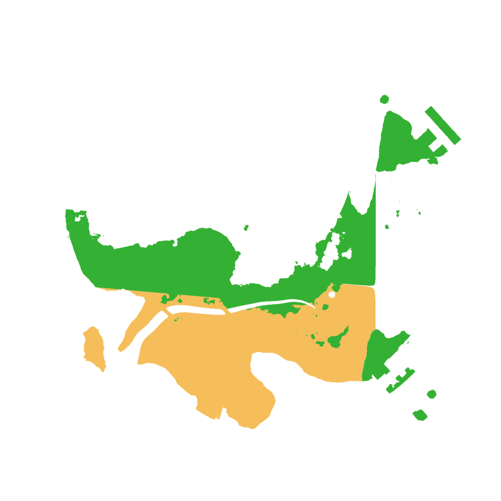 Biome Rust Map: Procedural Map, Size: 2250, Seed: 1234