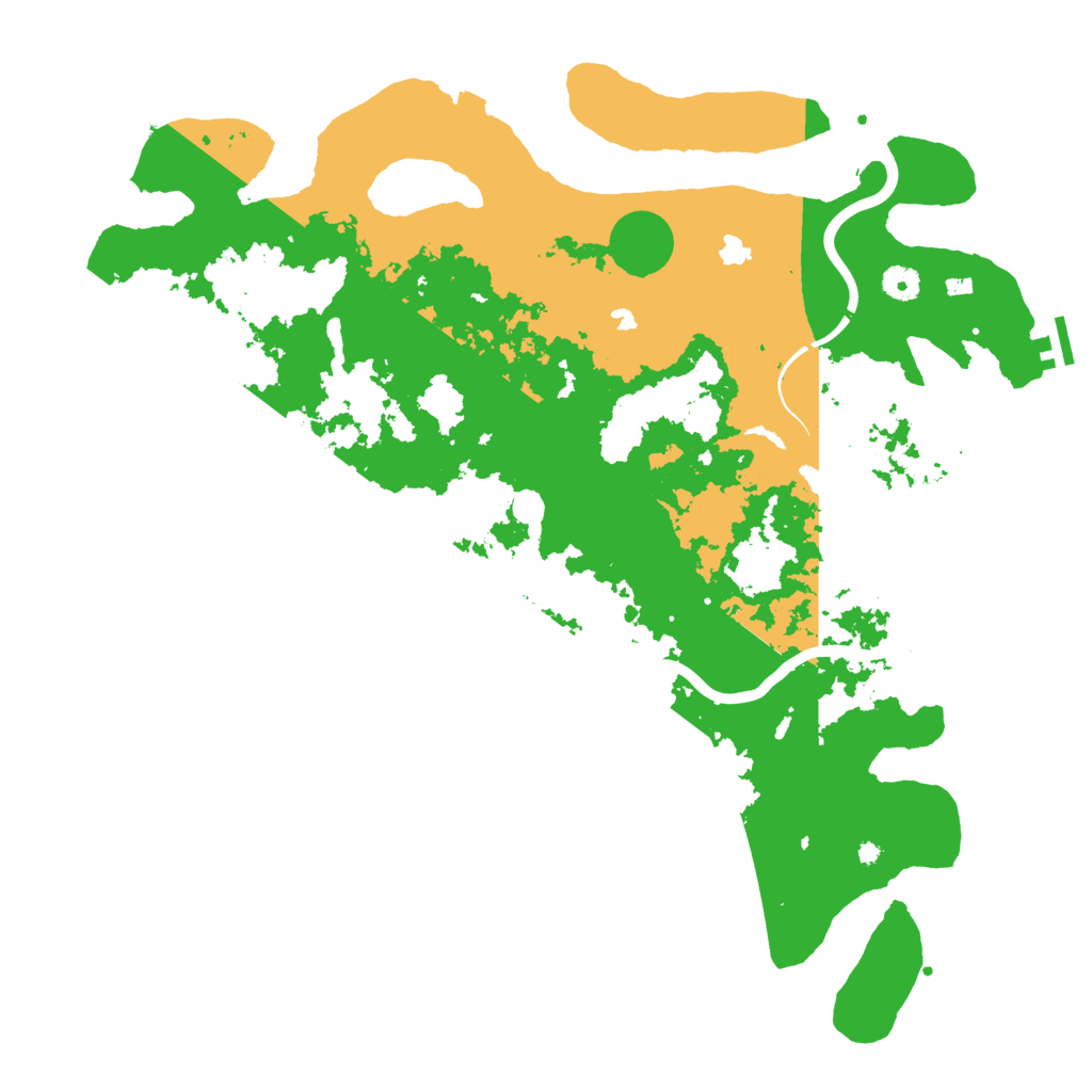 Biome Rust Map: Procedural Map, Size: 4500, Seed: 4612407