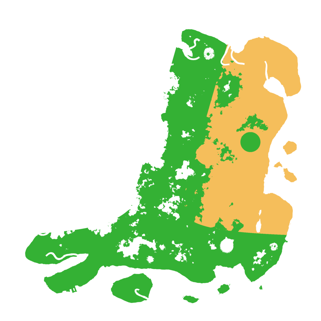 Biome Rust Map: Procedural Map, Size: 4250, Seed: 1100