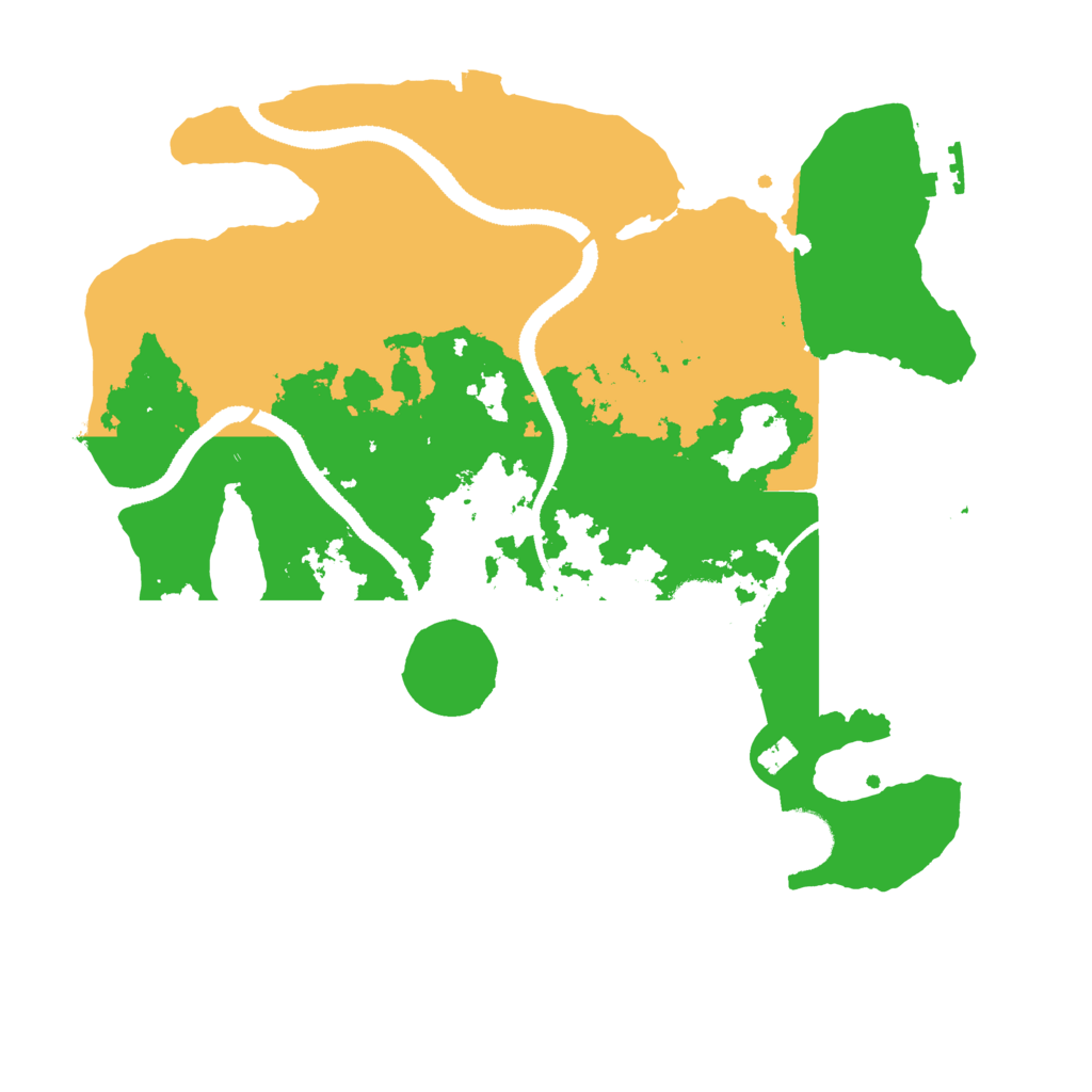 Biome Rust Map: Procedural Map, Size: 3200, Seed: 631175