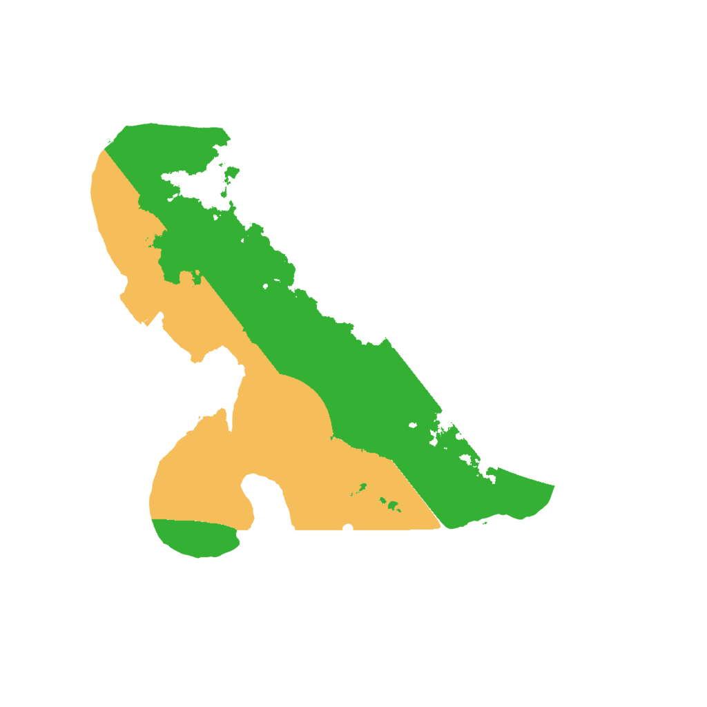 Biome Rust Map: Procedural Map, Size: 2000, Seed: 772788769