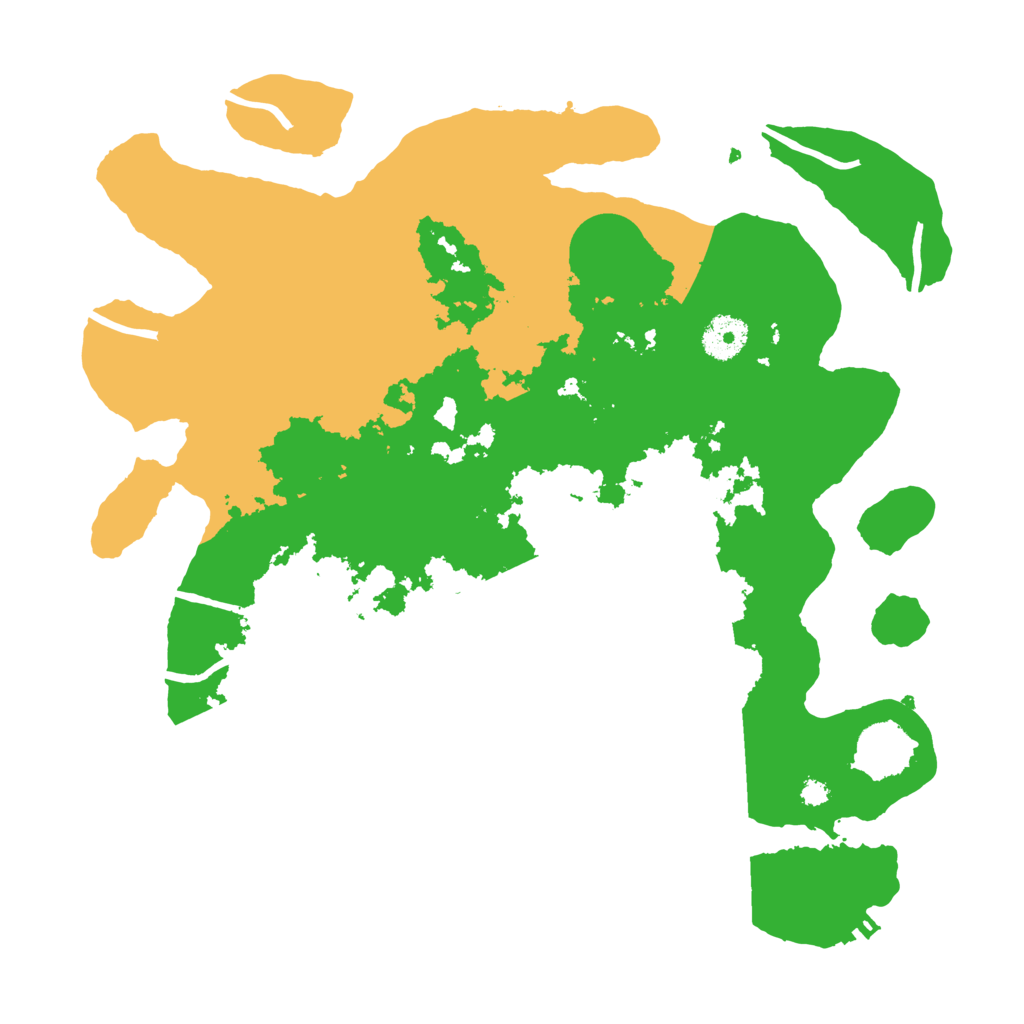 Biome Rust Map: Procedural Map, Size: 3500, Seed: 1277173884