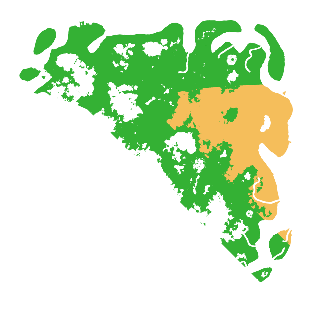 Biome Rust Map: Procedural Map, Size: 4500, Seed: 386517698