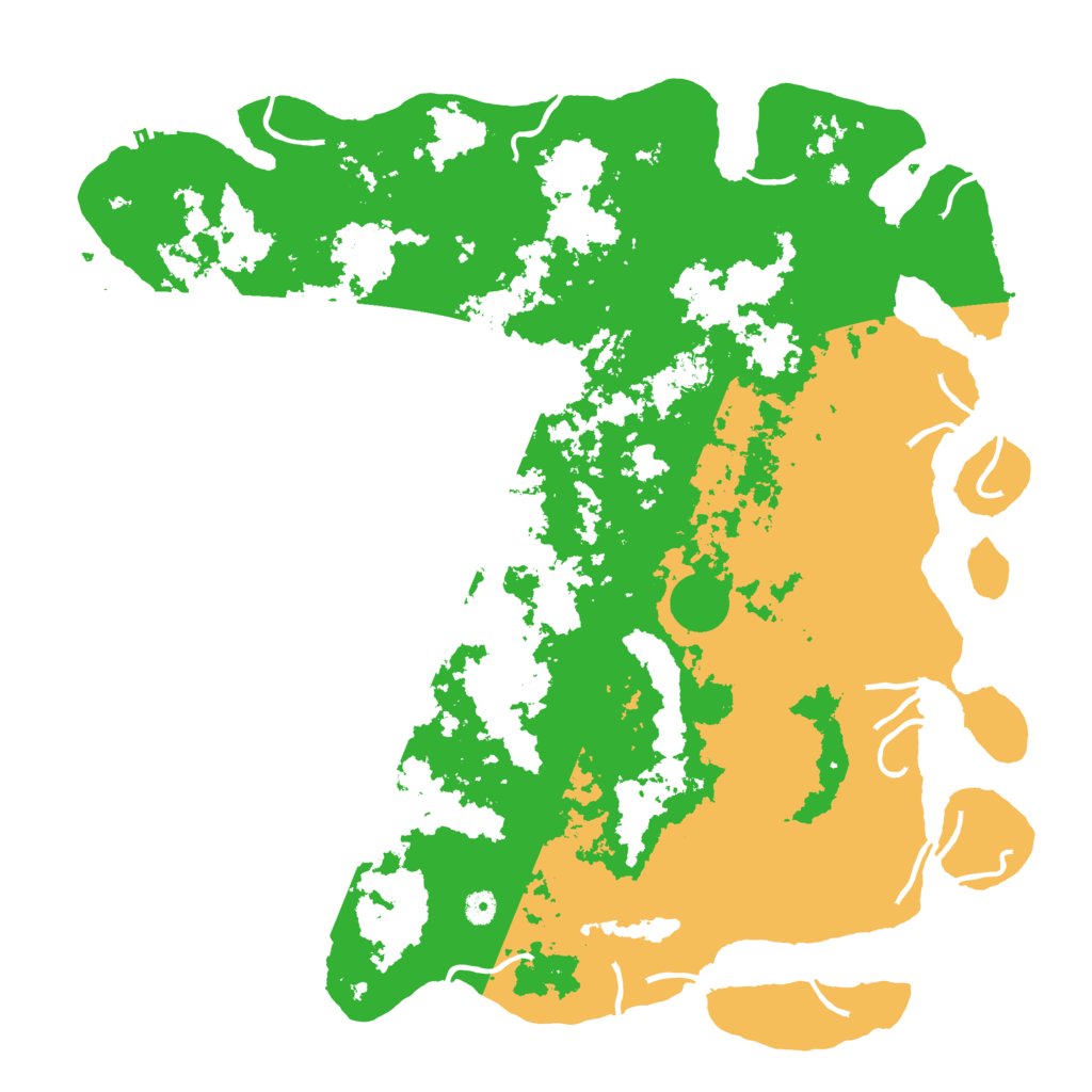 Biome Rust Map: Procedural Map, Size: 5000, Seed: 1822527349