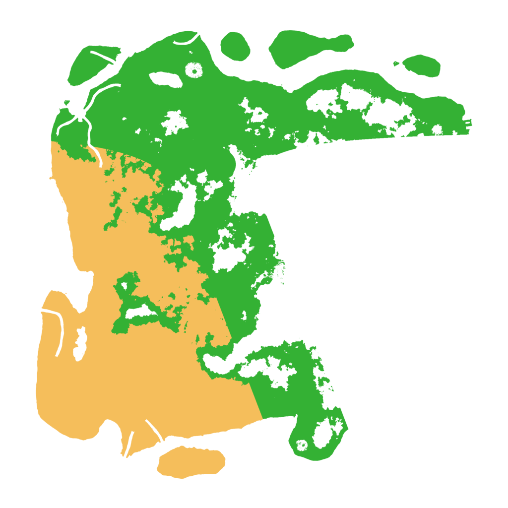 Biome Rust Map: Procedural Map, Size: 4570, Seed: 419234551
