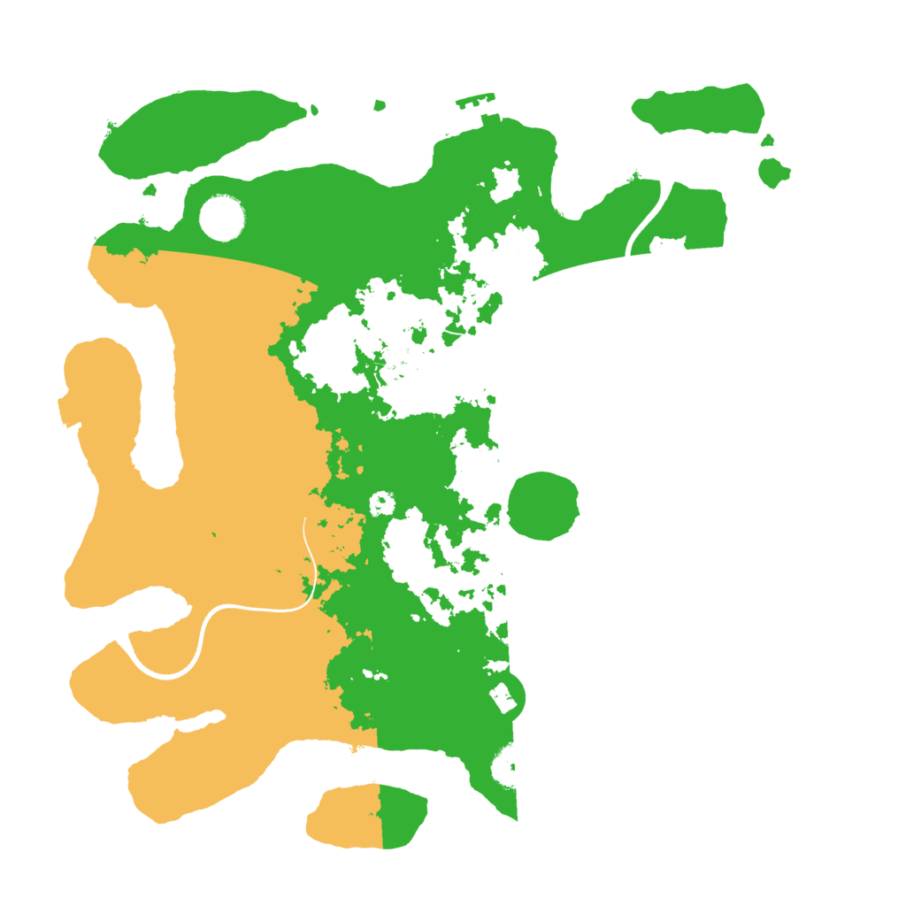 Biome Rust Map: Procedural Map, Size: 3500, Seed: 5031987