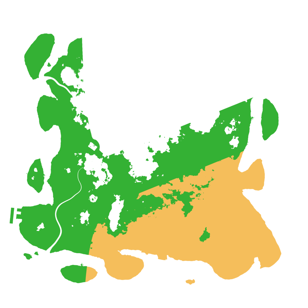 Biome Rust Map: Procedural Map, Size: 3950, Seed: 781015314