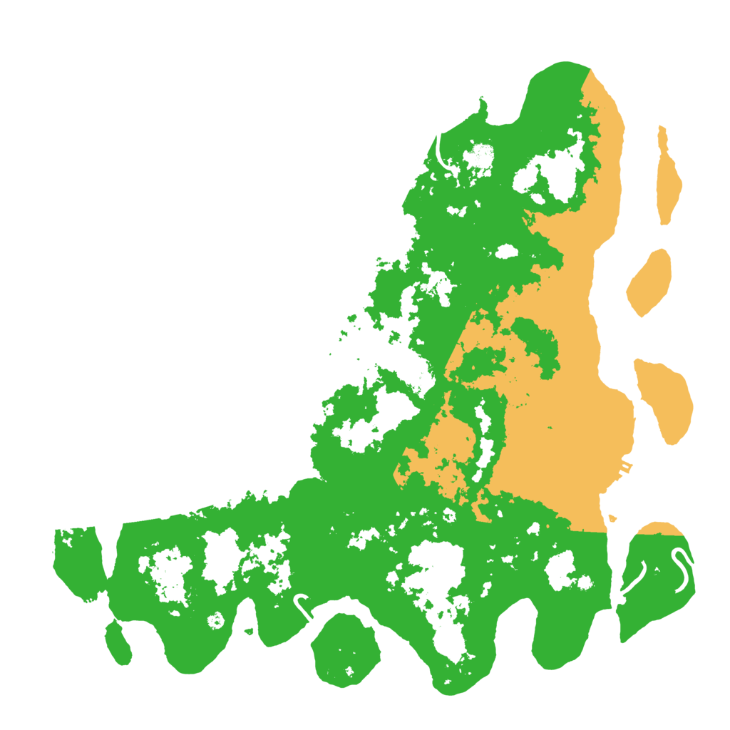 Biome Rust Map: Procedural Map, Size: 4500, Seed: 98609233