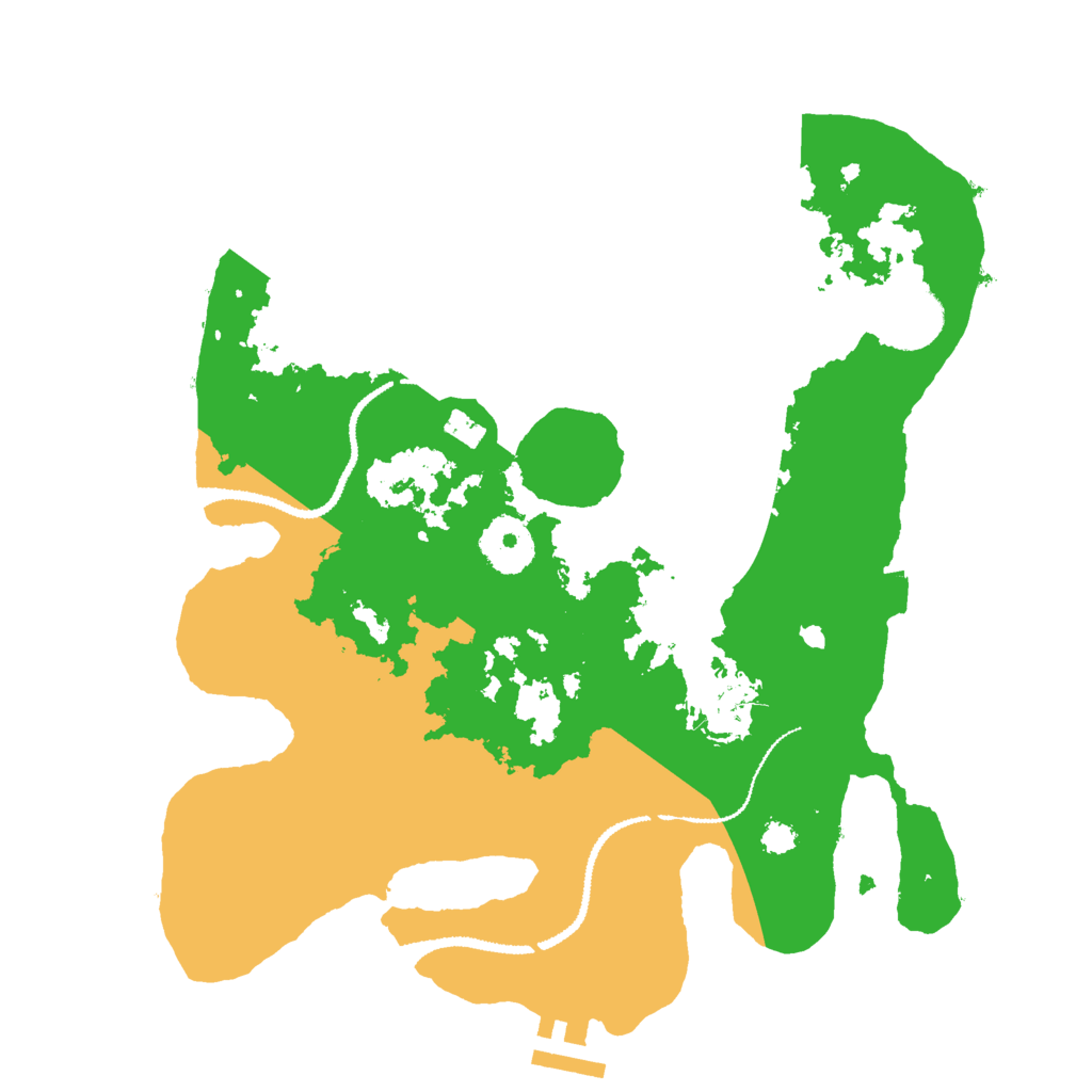 Biome Rust Map: Procedural Map, Size: 3000, Seed: 7921306
