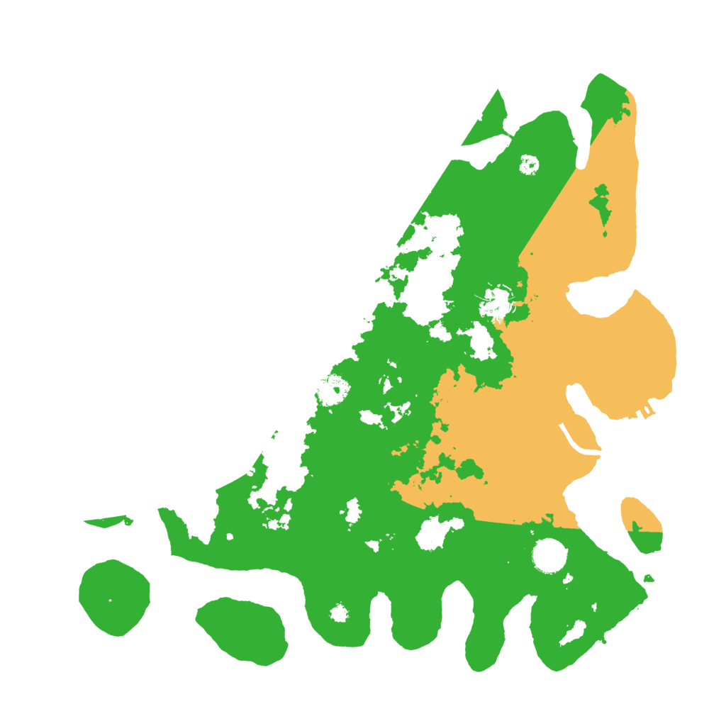 Biome Rust Map: Procedural Map, Size: 3700, Seed: 5171