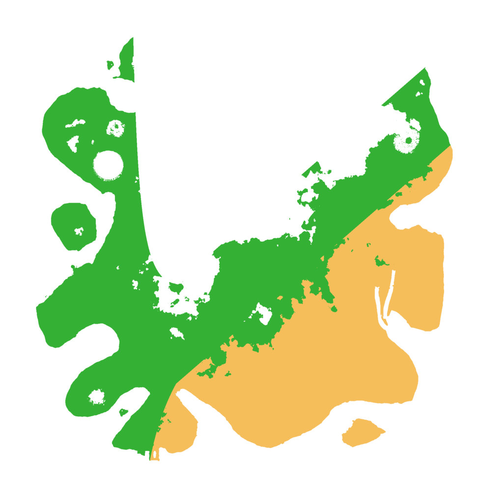 Biome Rust Map: Procedural Map, Size: 3000, Seed: 25177771