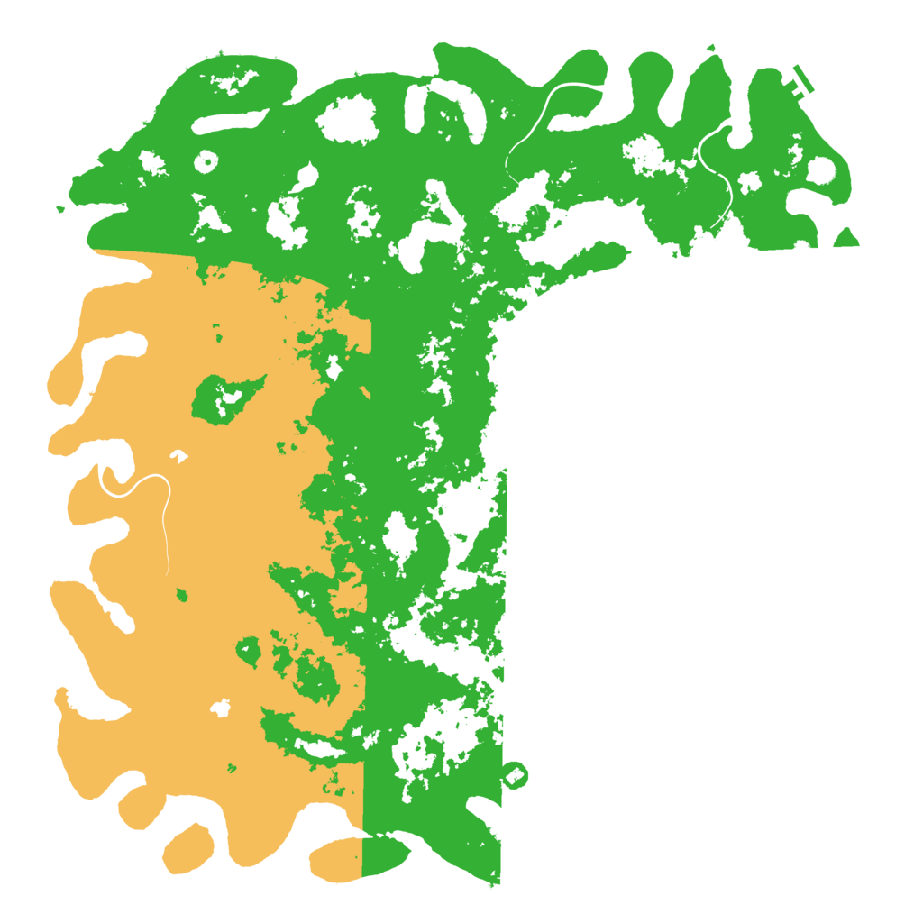 Biome Rust Map: Procedural Map, Size: 6000, Seed: 643564