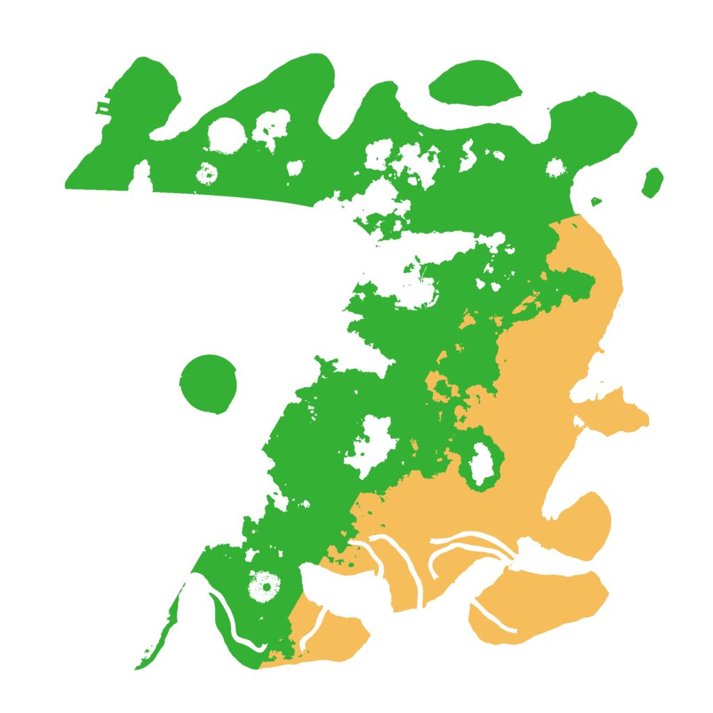 Biome Rust Map: Procedural Map, Size: 3500, Seed: 8390572