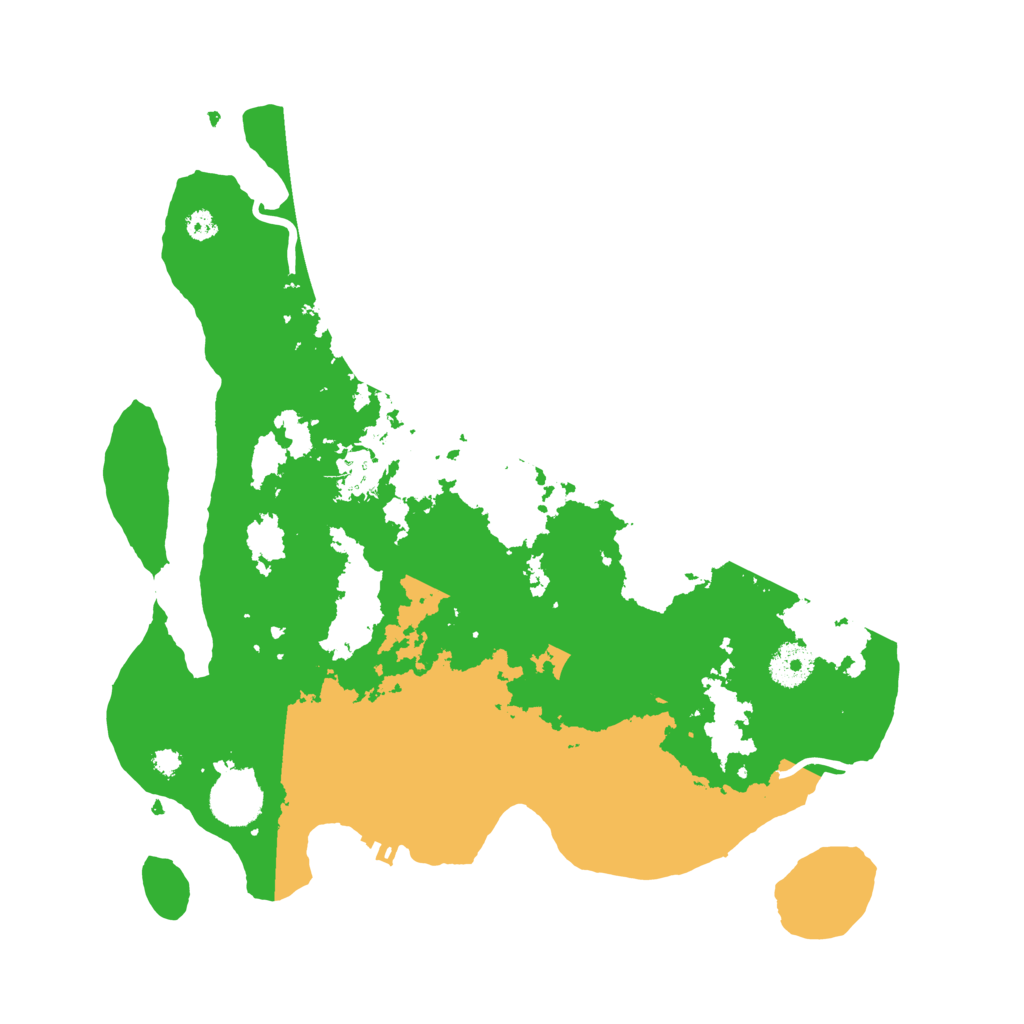 Biome Rust Map: Procedural Map, Size: 3500, Seed: 578520379