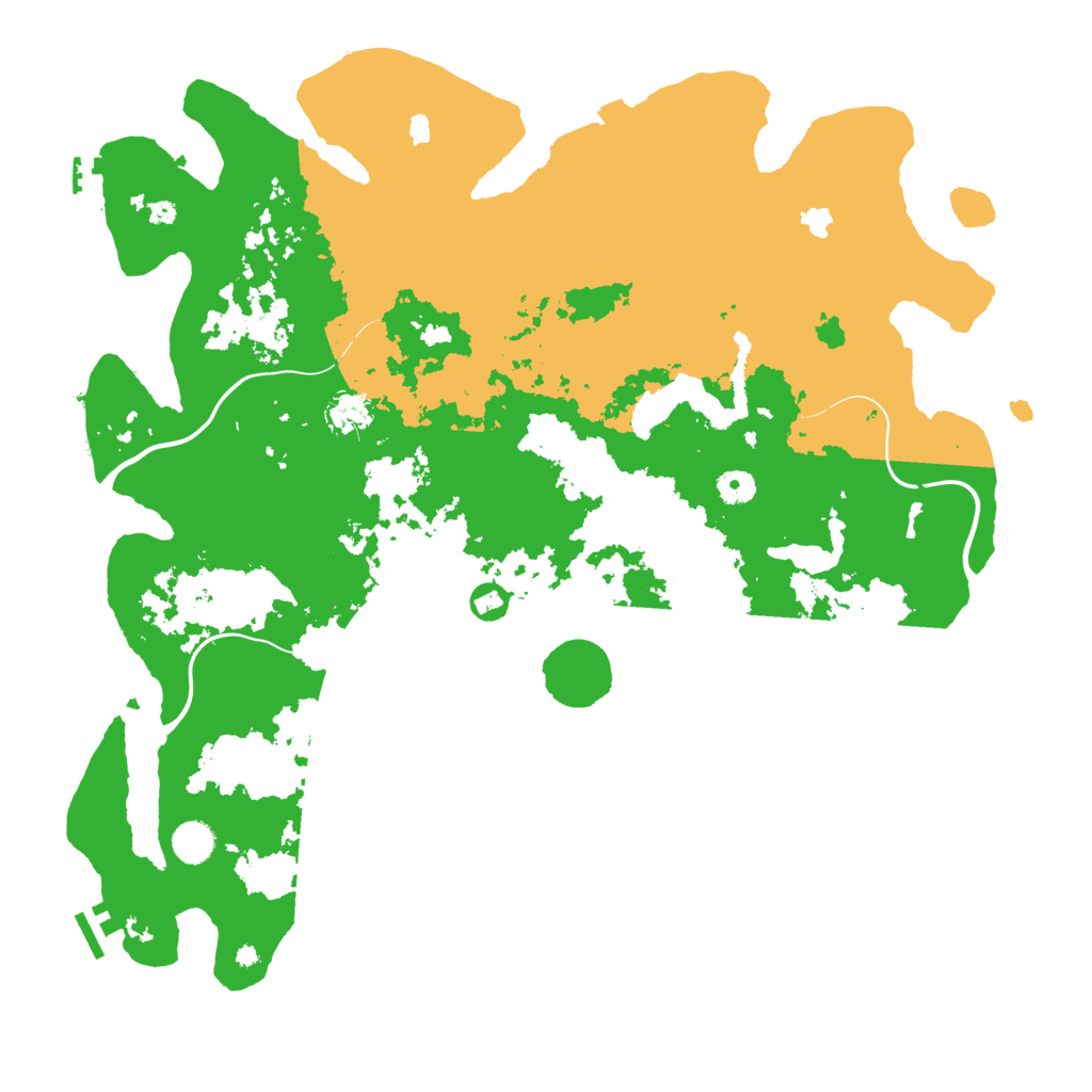 Biome Rust Map: Procedural Map, Size: 4500, Seed: 548950590