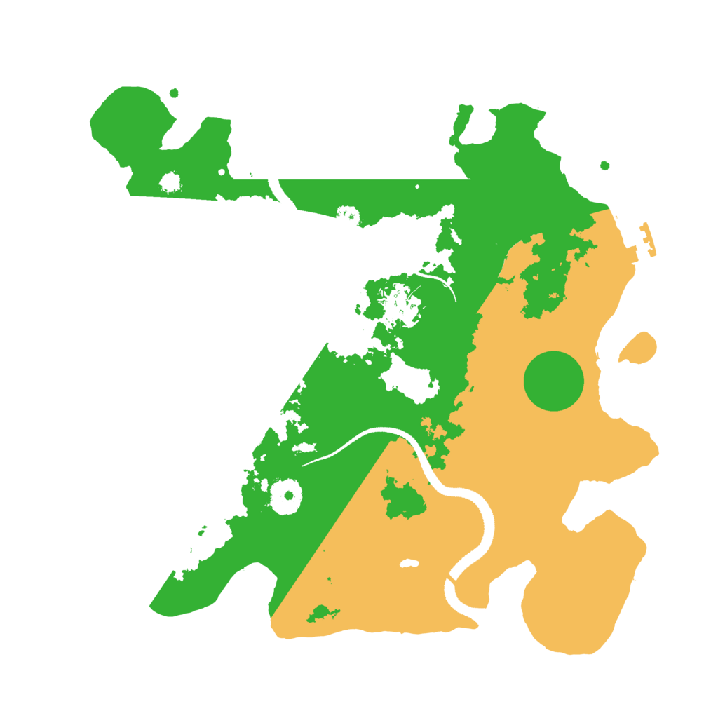 Biome Rust Map: Procedural Map, Size: 3150, Seed: 250209