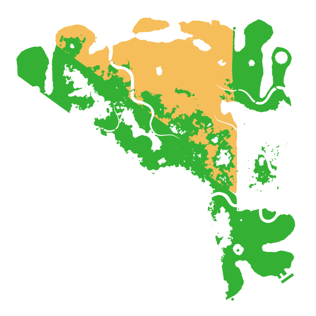 Biome Rust Map: Procedural Map, Size: 4500, Seed: 3933637