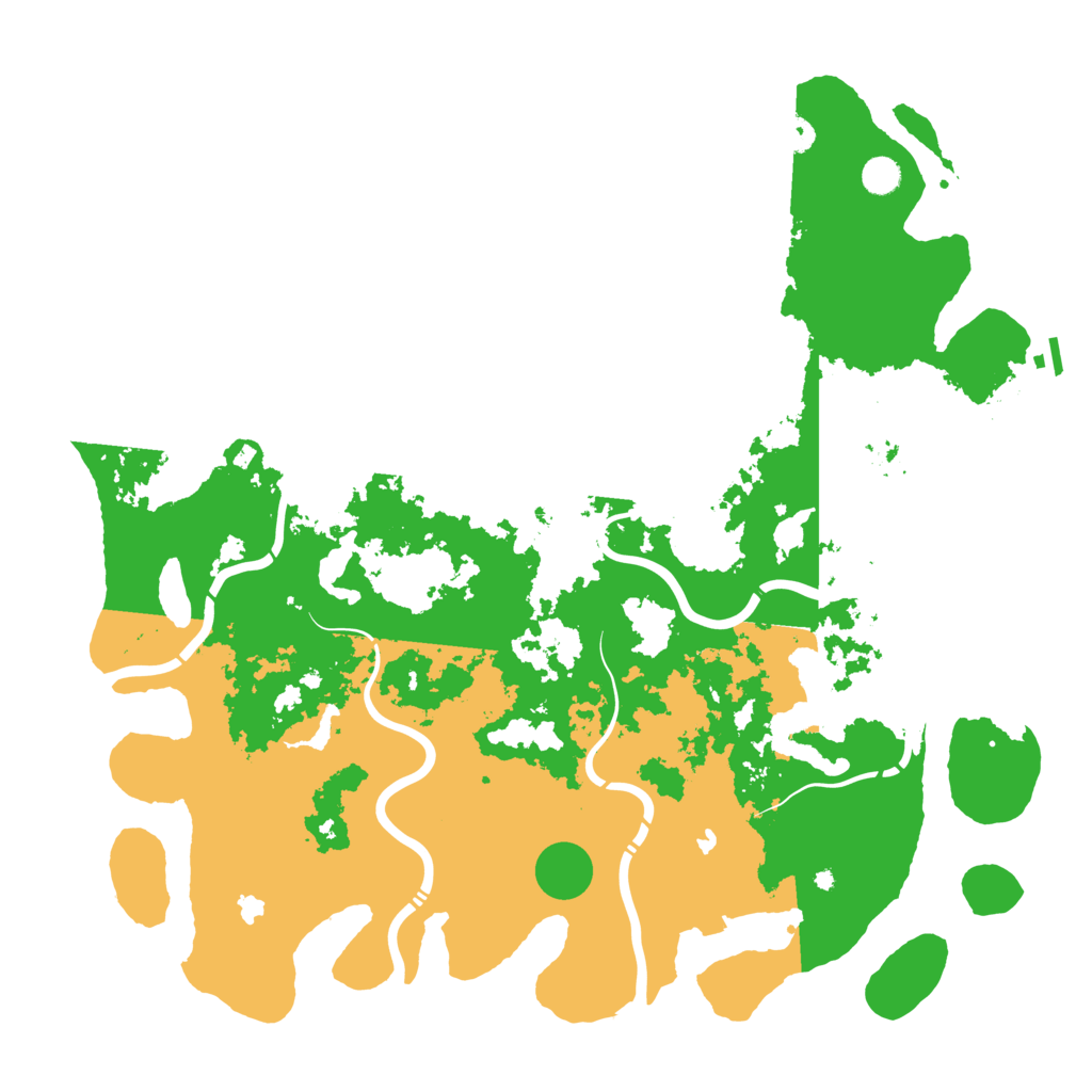 Biome Rust Map: Procedural Map, Size: 5000, Seed: 688