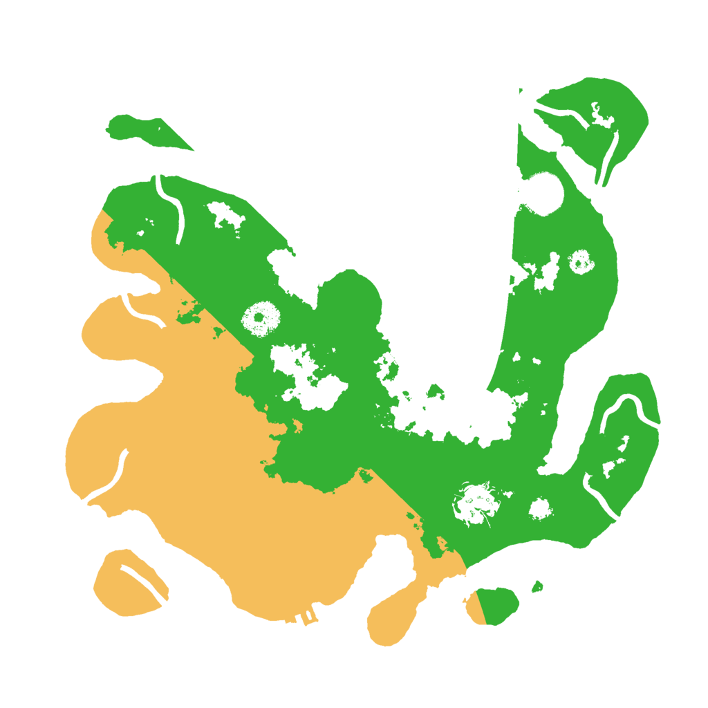 Biome Rust Map: Procedural Map, Size: 3000, Seed: 1821993099