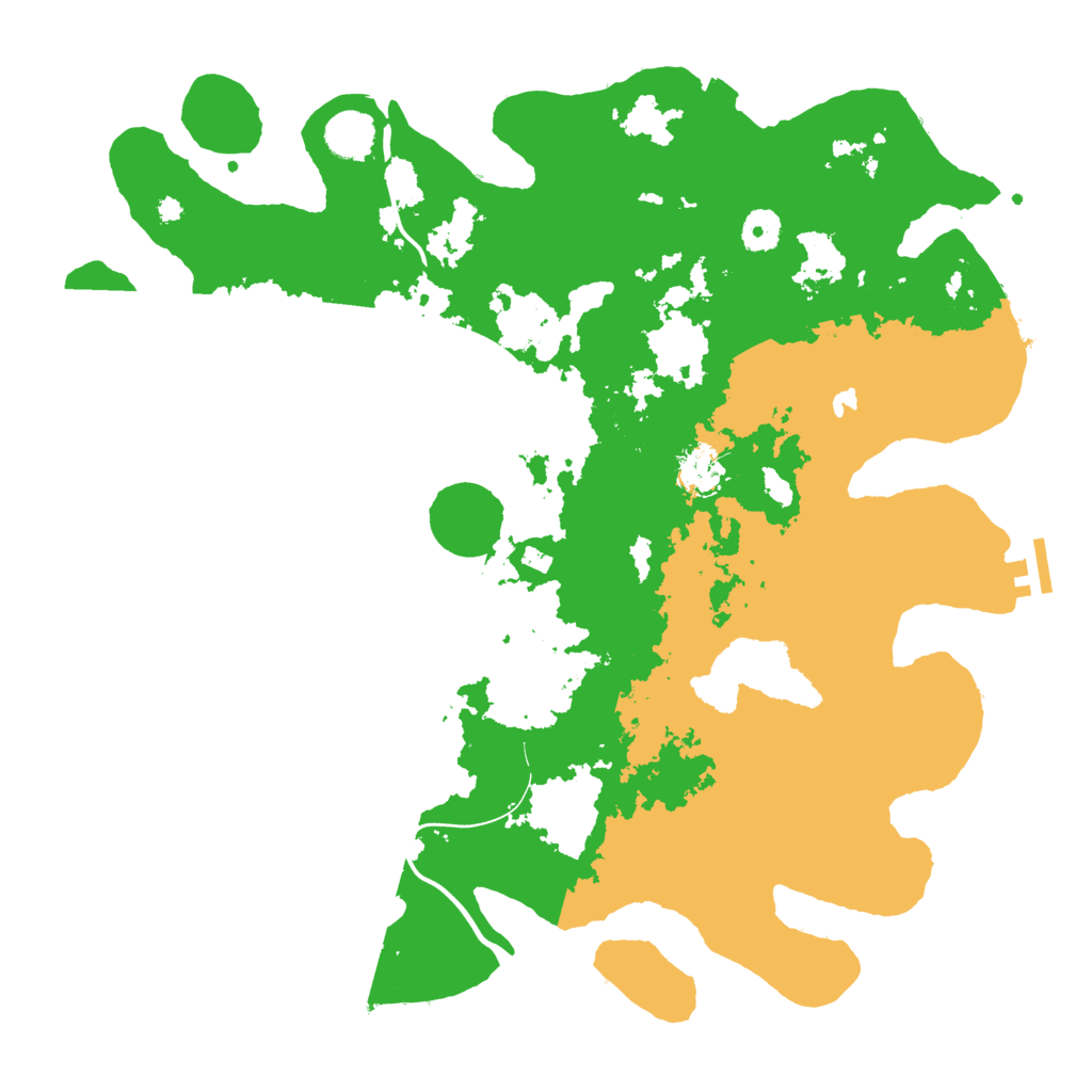 Biome Rust Map: Procedural Map, Size: 4000, Seed: 15541