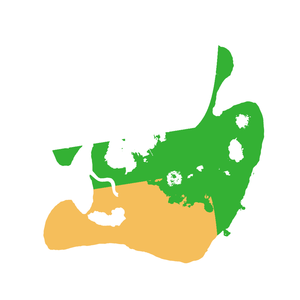 Biome Rust Map: Procedural Map, Size: 2000, Seed: 1743