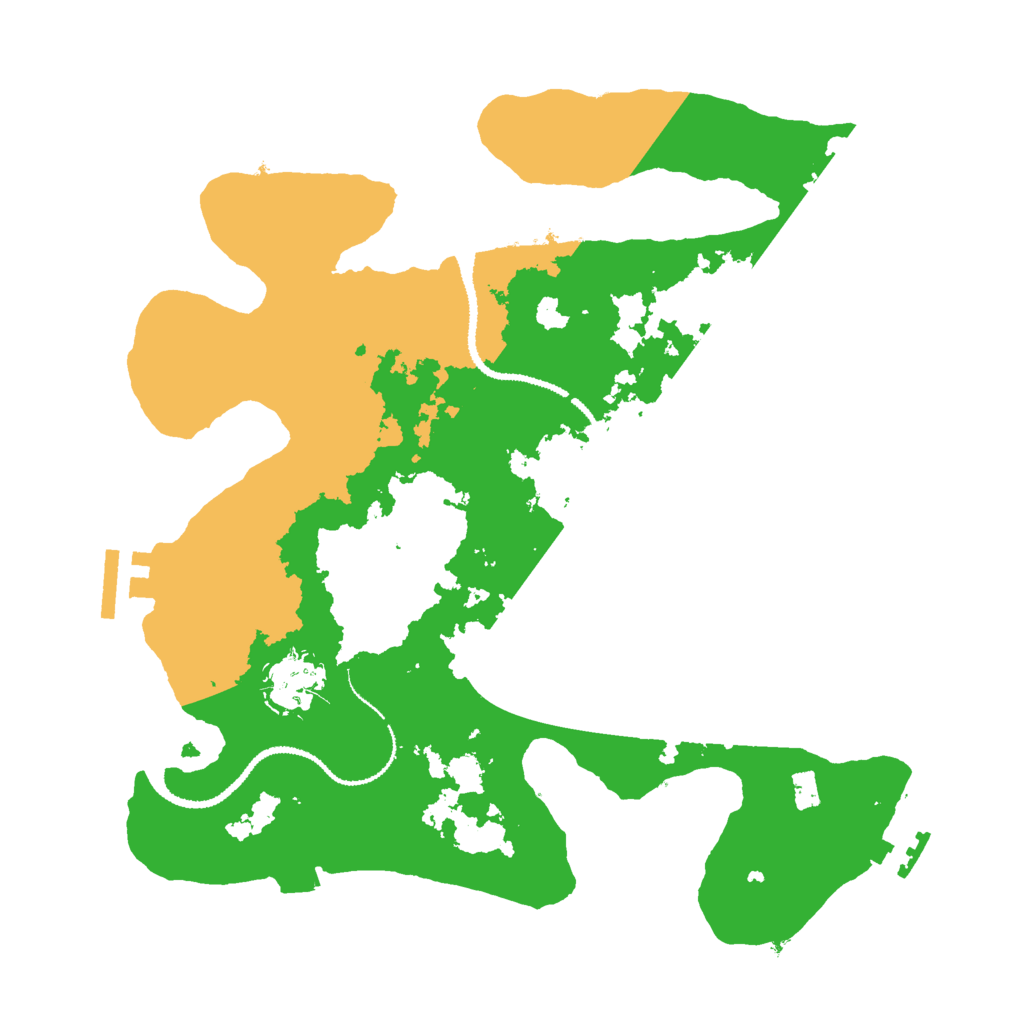 Biome Rust Map: Procedural Map, Size: 3000, Seed: 1626260257