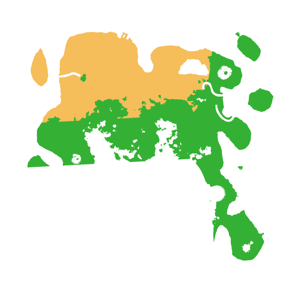 Biome Rust Map: Procedural Map, Size: 3250, Seed: 1149345