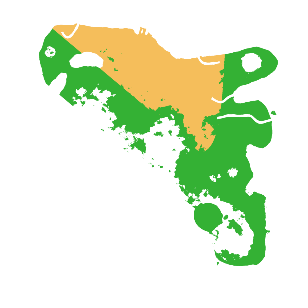Biome Rust Map: Procedural Map, Size: 3000, Seed: 5318008
