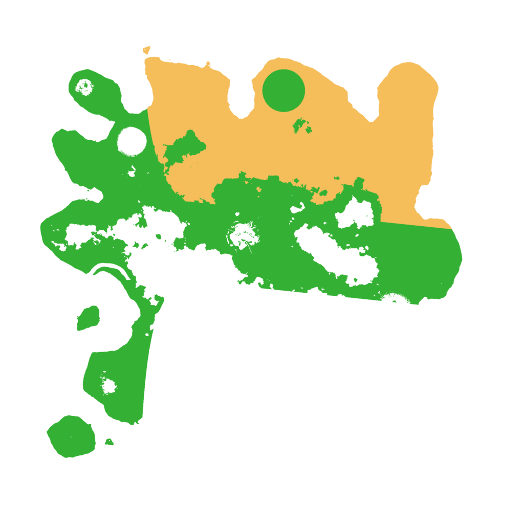 Biome Rust Map: Procedural Map, Size: 3250, Seed: 2023212