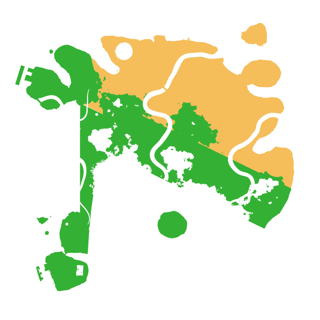 Biome Rust Map: Procedural Map, Size: 3250, Seed: 6276849