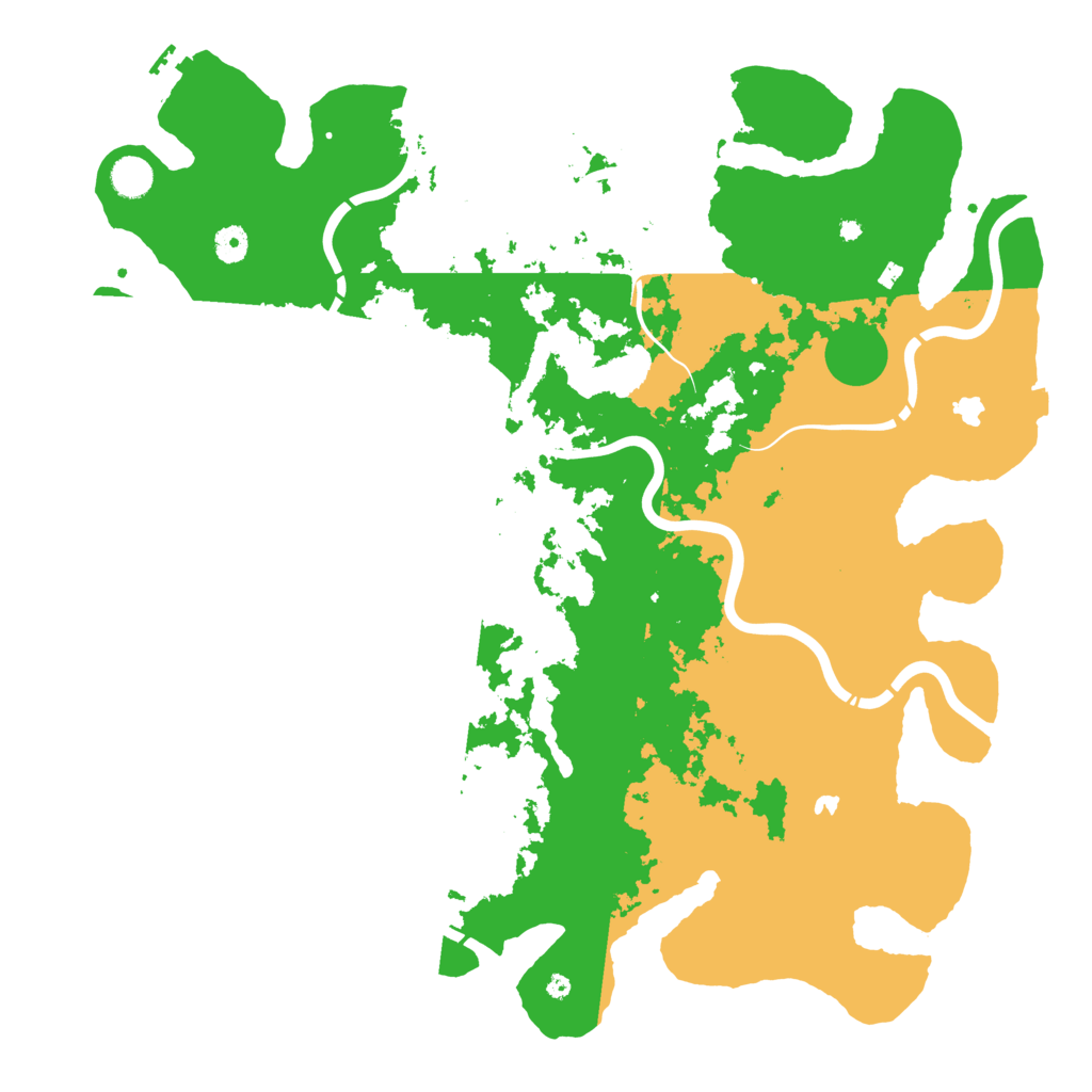Biome Rust Map: Procedural Map, Size: 4600, Seed: 24819354