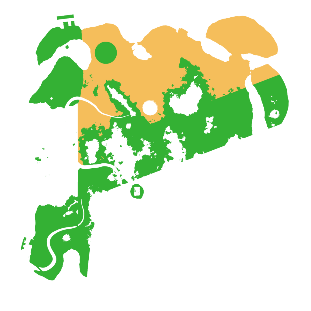 Biome Rust Map: Procedural Map, Size: 3720, Seed: 2051970