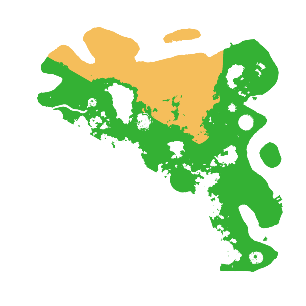 Biome Rust Map: Procedural Map, Size: 3500, Seed: 231234