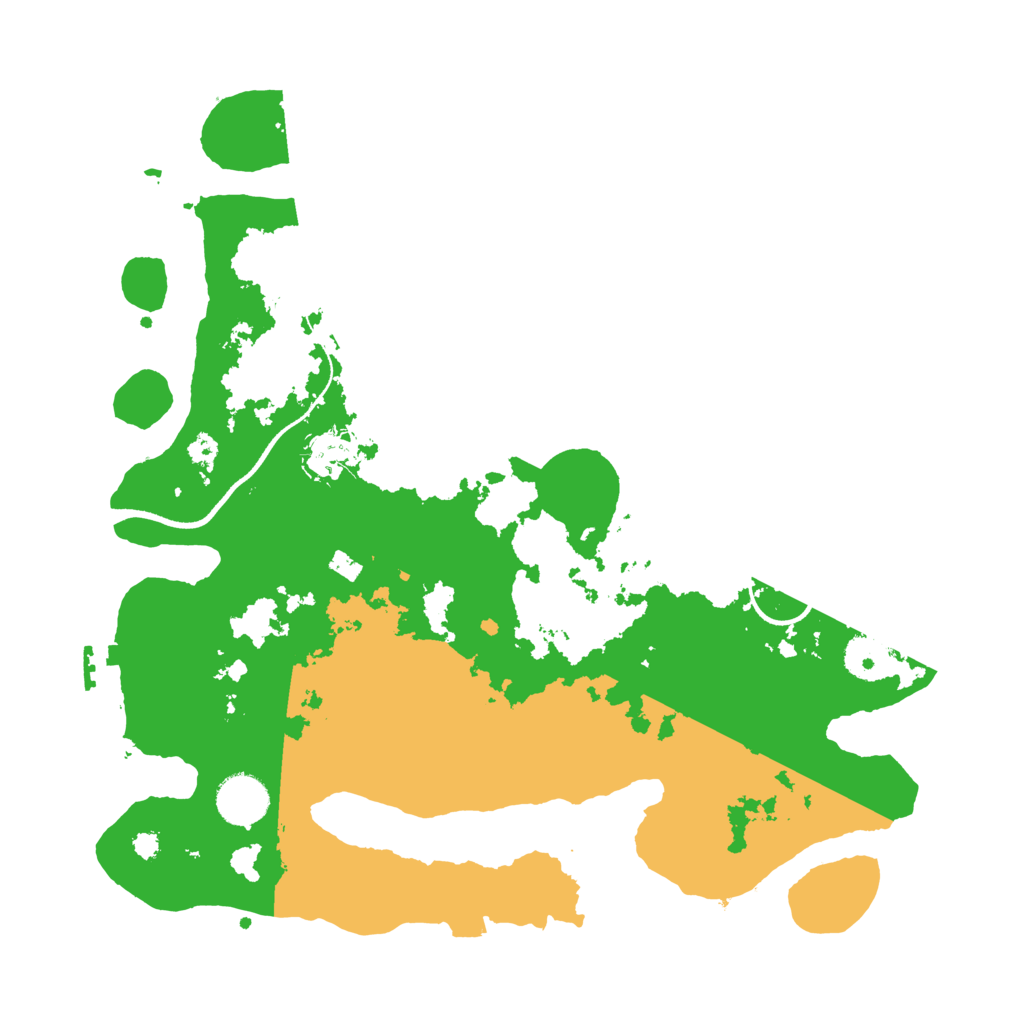 Biome Rust Map: Procedural Map, Size: 3500, Seed: 346087998