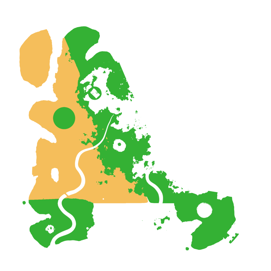 Biome Rust Map: Procedural Map, Size: 3250, Seed: 5197387