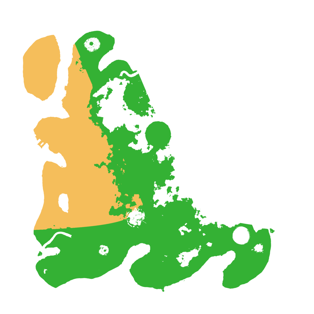 Biome Rust Map: Procedural Map, Size: 3250, Seed: 5197387